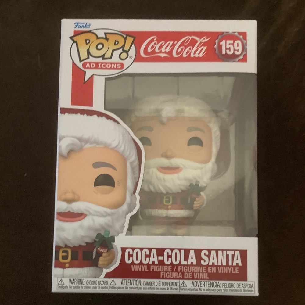 NWT Funko Coca-Cola Santa Pop Figure - Red and White